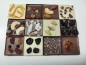Preview: Schokoladenquadrate verschiedene Sorten optisch schön verpackt 78 g, Bio